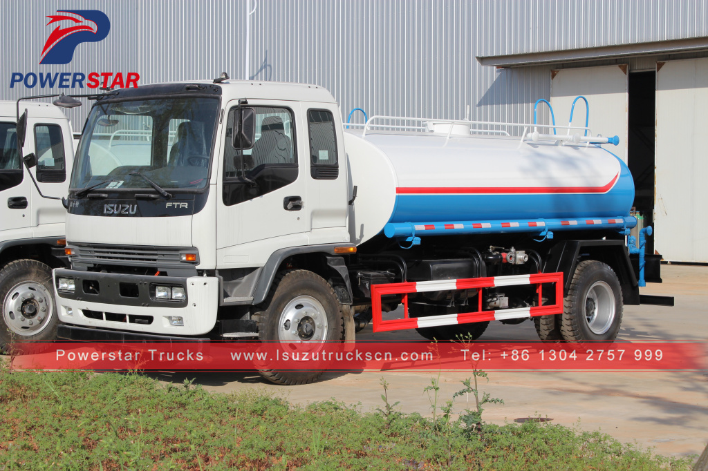 Isuzu water bowser truck FTR 4x2 14000L water tank truck