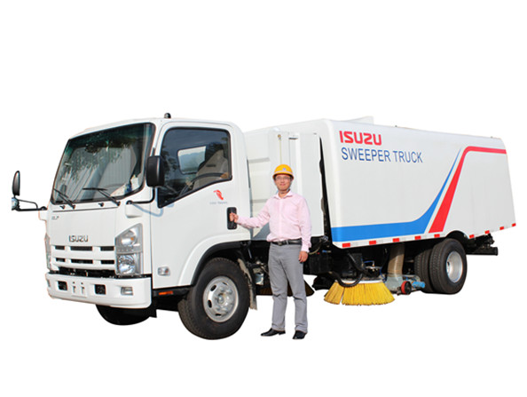 Le Japon KATO conçoit des camions balayeurs de route Isuzu par powerstar