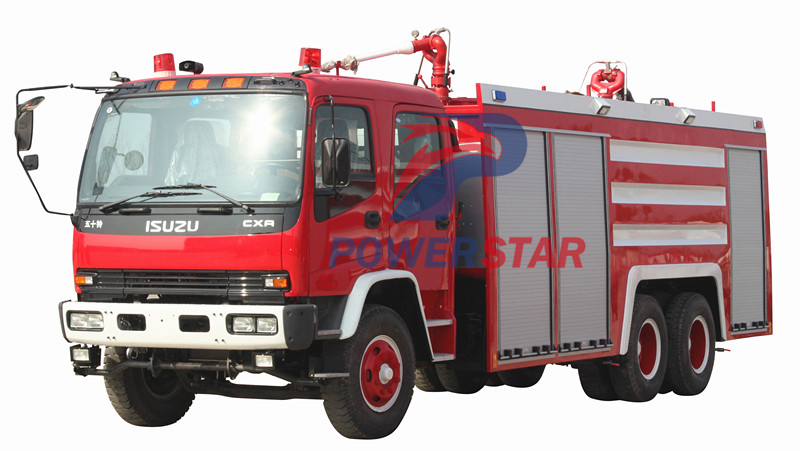 Foam Powder Fire Vehicle Isuzu