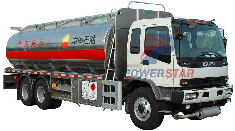 Philippines Fuel oil Transportation Tank Truck Isuzu 25,000L
