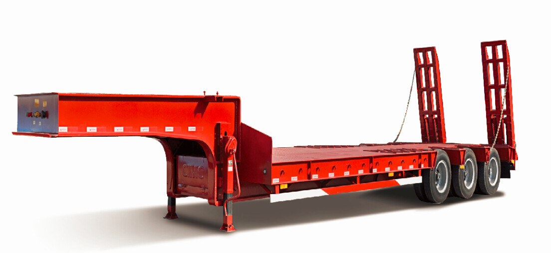 High quality 3 axle lowbed semi trailer for sale