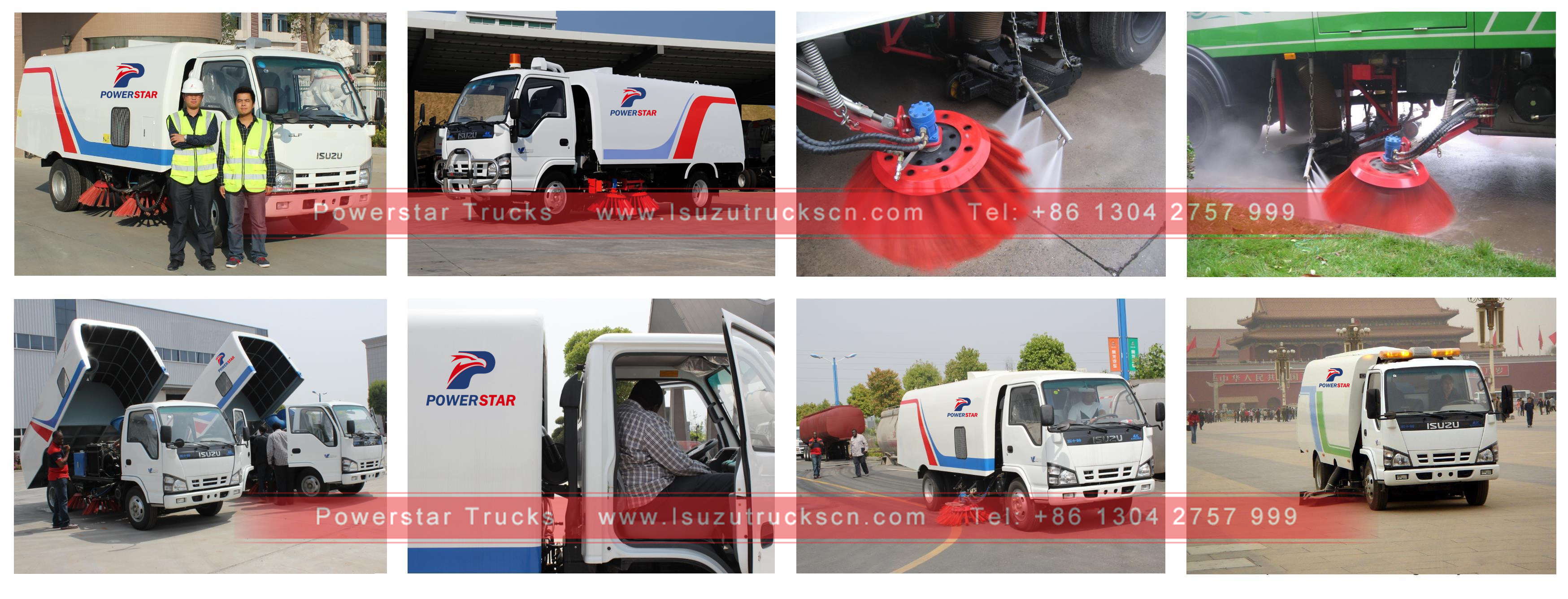 inspection and training for Industrial Road sweeper Isuzu
