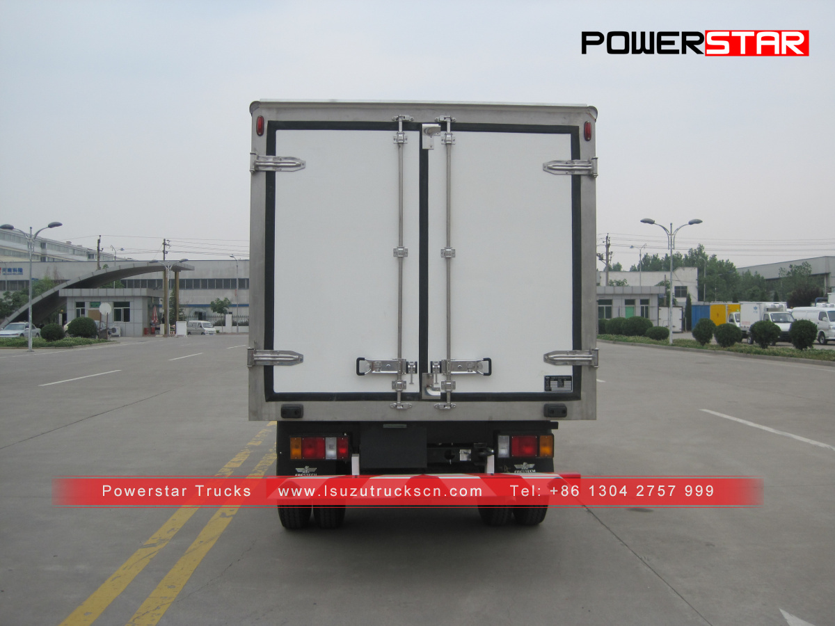 Chile customer made Frozen van ISUZU NKR Reefer Trucks
