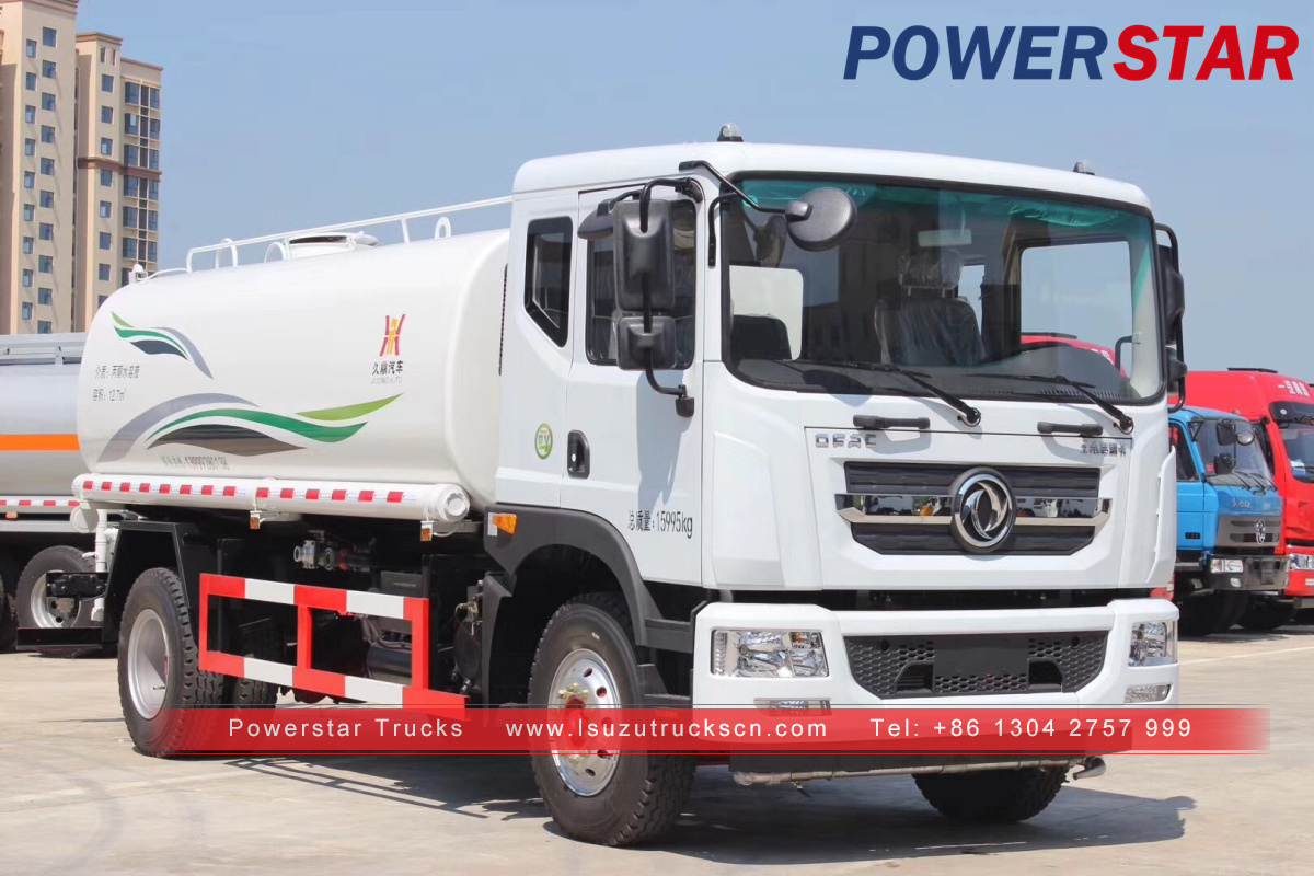 Algeria customer made Water bowser Dongfeng water transport tanker truck