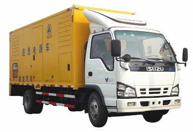 Japan 4x2 mobile emergency power supply truck ISUZU
