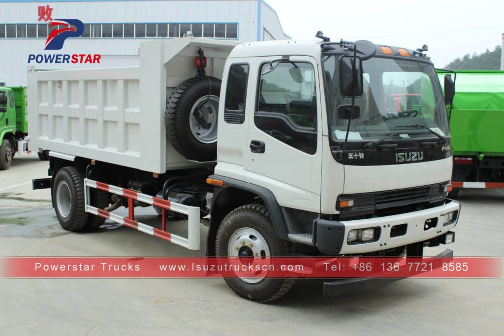 Philippines ISUZU FVR 4X2 300hp 6 wheel dump trucks tipper truck for sale