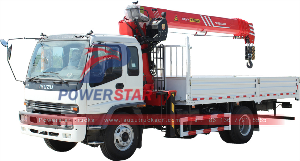 ISUZU Truck with PALFINGER Boom crane