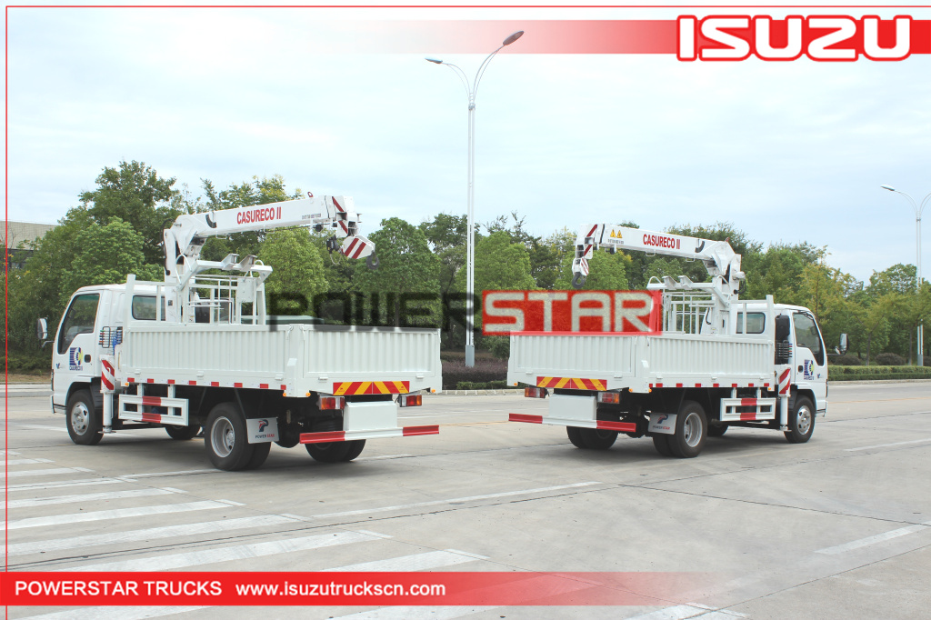 philippines ISUZU Construction telescopic boom crane trucks for sale
