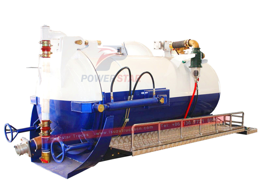 ISUZU Vacuum Sewage suction tanker truck body kit
