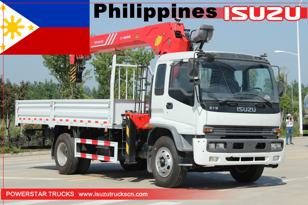 Philippines ISUZU FTR Truck Loader Palfinger Crane