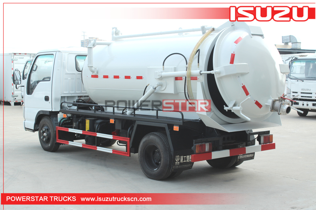 Isuzu water spray bowser tanker sprinkler tank truck for sale in Myanmar