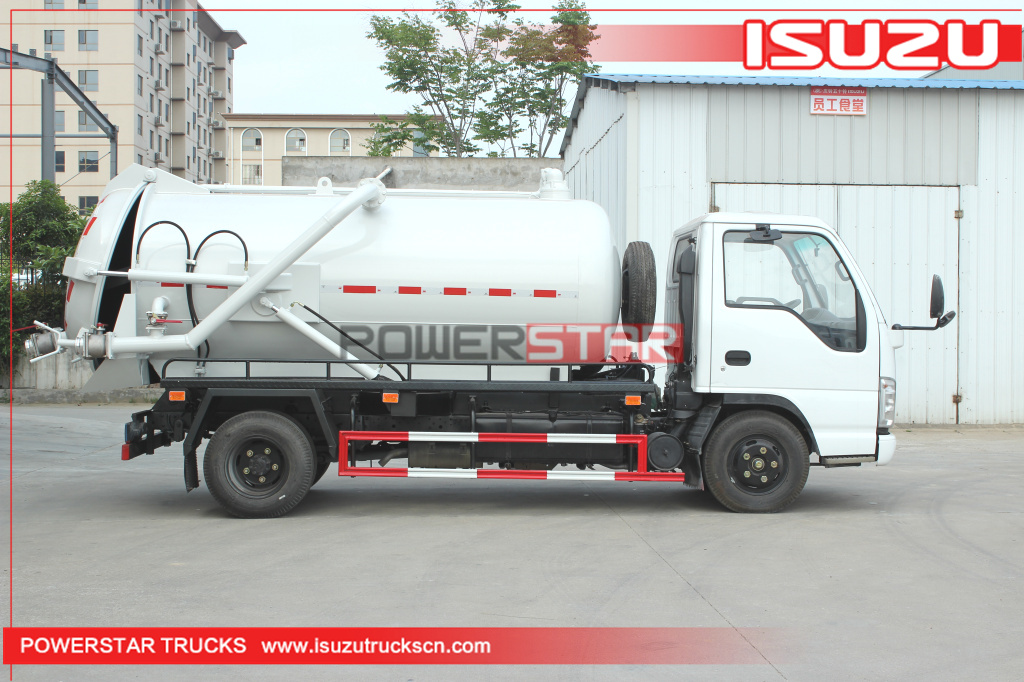 Isuzu water spray bowser tanker sprinkler tank truck for sale in Myanmar