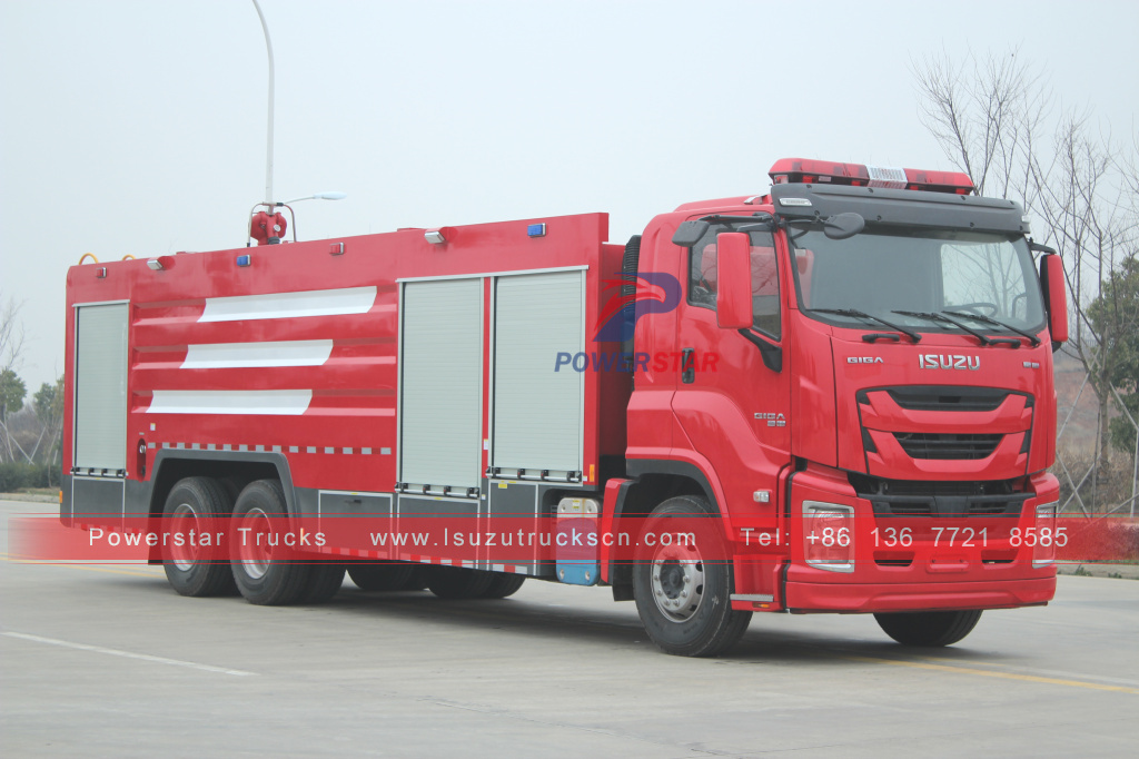 rand new GIGA fire truck water foam fire fighting truck for sale