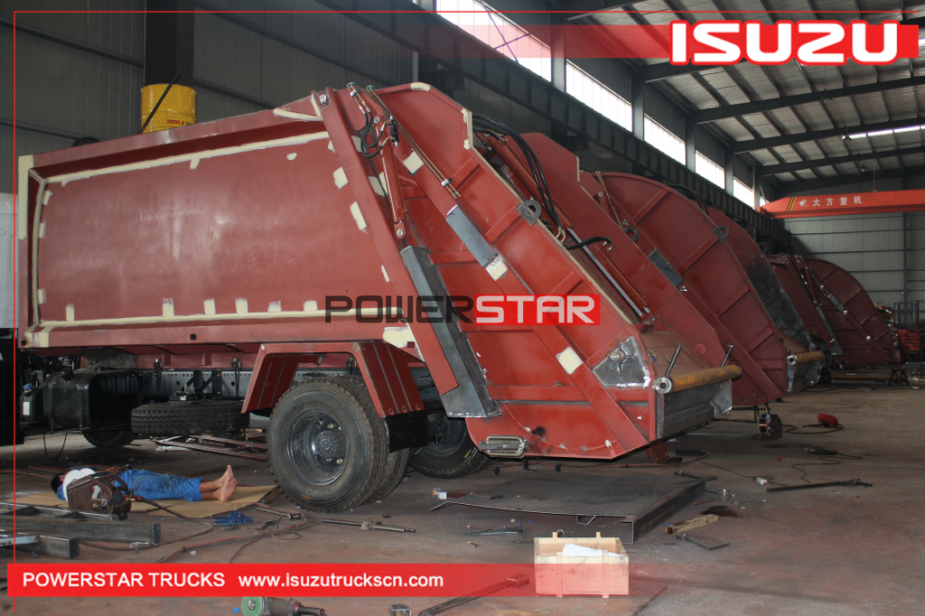 Hydraulic garbage compactor truck body kit for sale