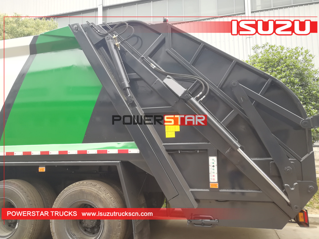 Hydraulic compactor system for Industrial garbage trucks