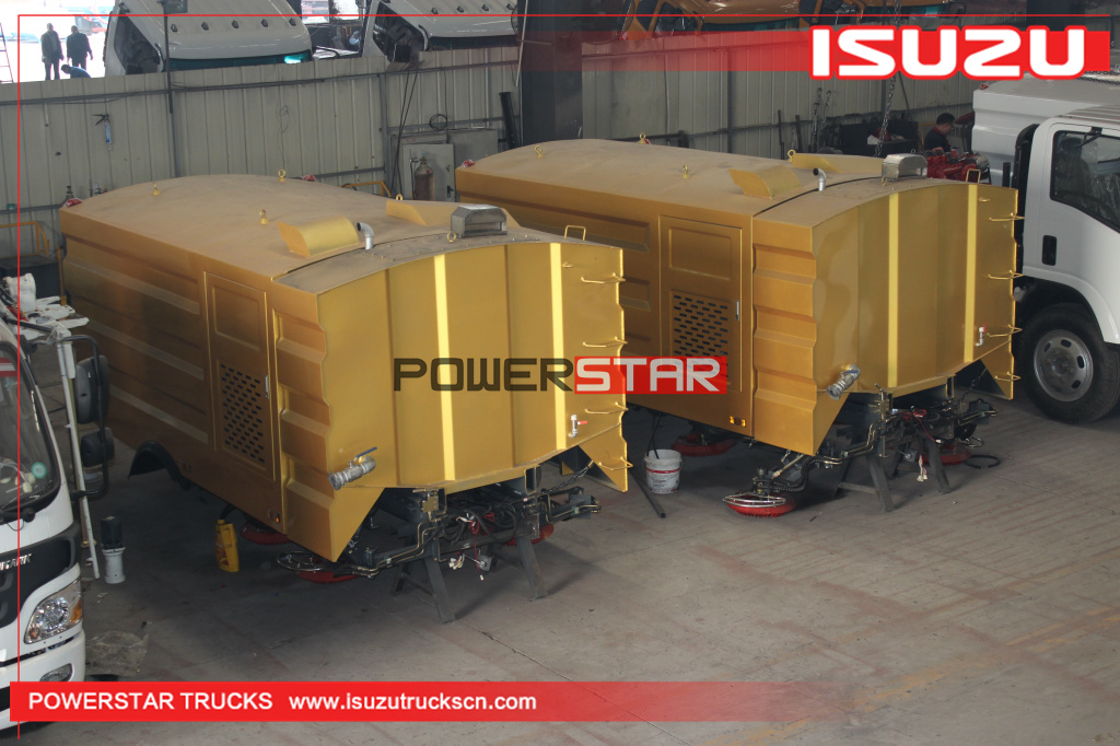 Isuzu chassis road sweeper truck body kits for sale