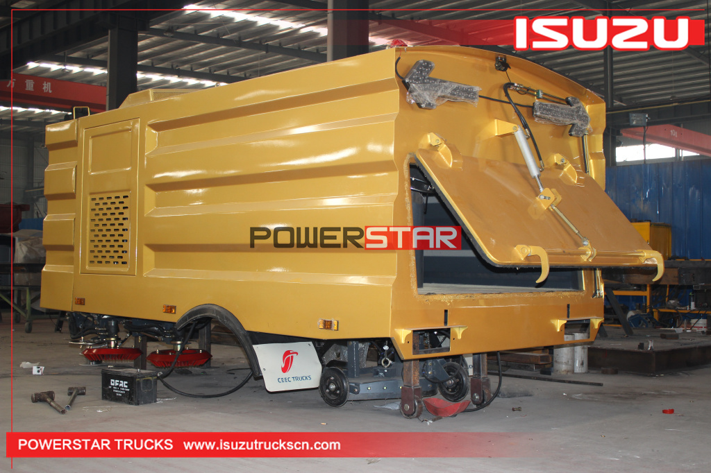 Isuzu chassis road sweeper truck body kits for sale