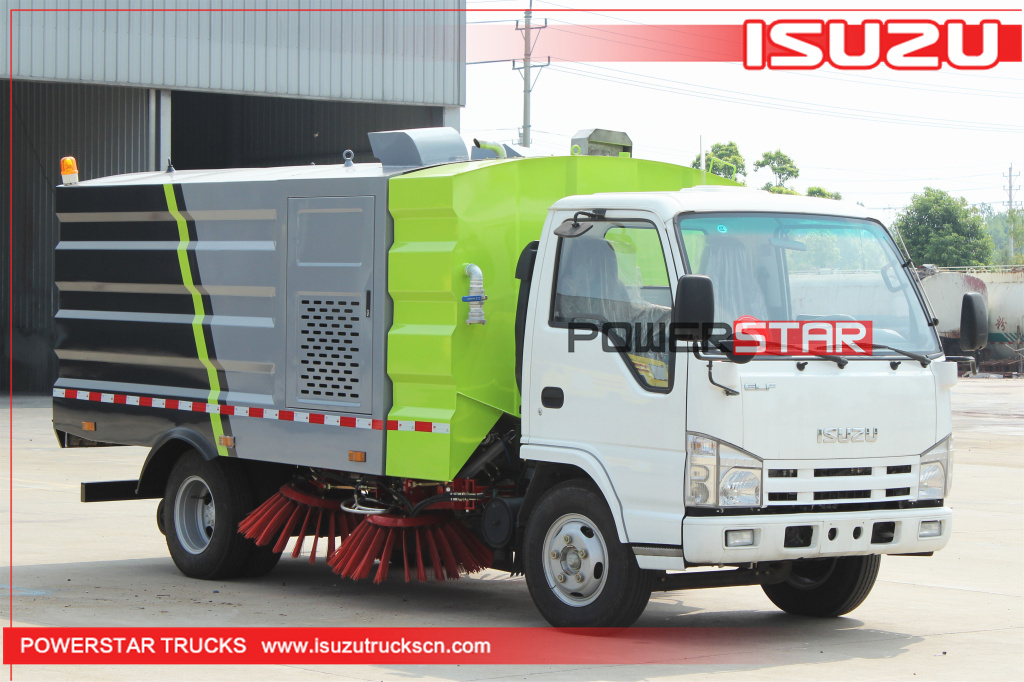 Isuzu Truck Mounted Vacuum Road Sweeper Trucks