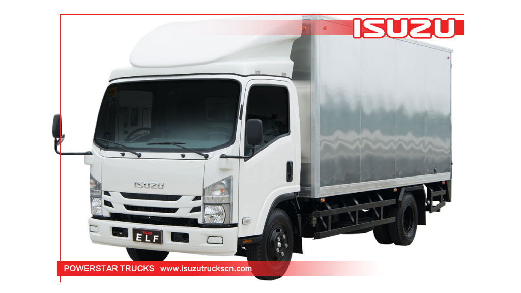 ISUZU Aluminum Van Rear Body Trucks for sale