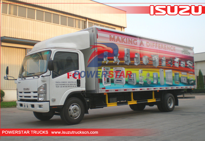 Brand new ISUZU Aluminum Van Rear Cargo Body Trucks for sale