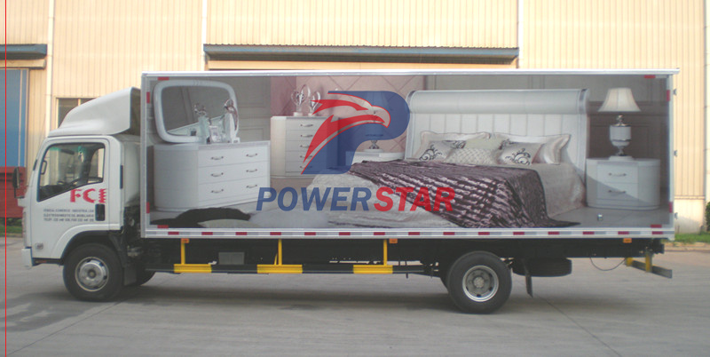 Brand new ISUZU Aluminum Van Rear Cargo Body Trucks for sale