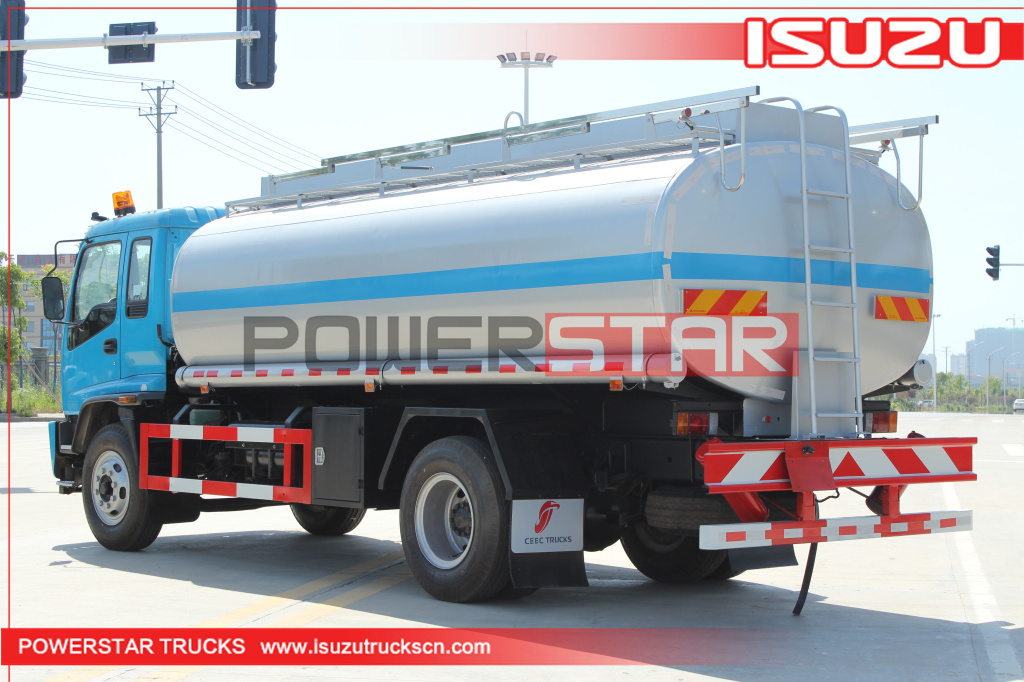 Philippines Oil bowser Fuel Tank Truck Isuzu 16,000L for sale