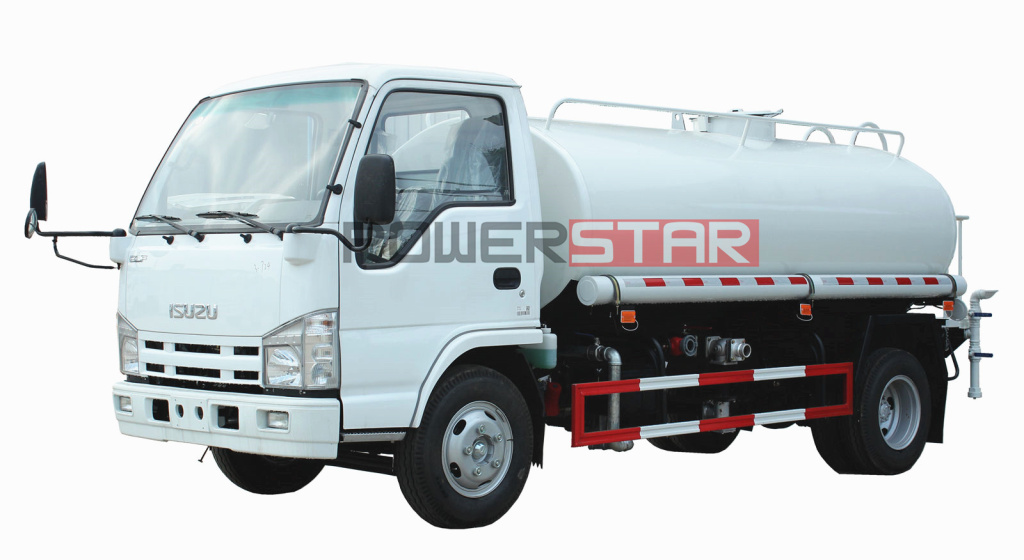 Customized ISUZU Water Sprinkler Tanker Trucks 4,000L