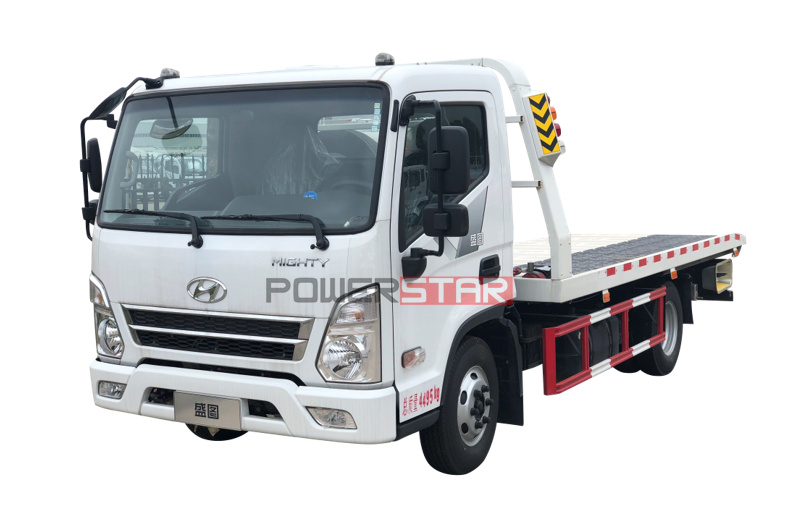 brand new 3Tons Flatbed Car Carrier Hyundai Road Wrecker under-lift Truck 