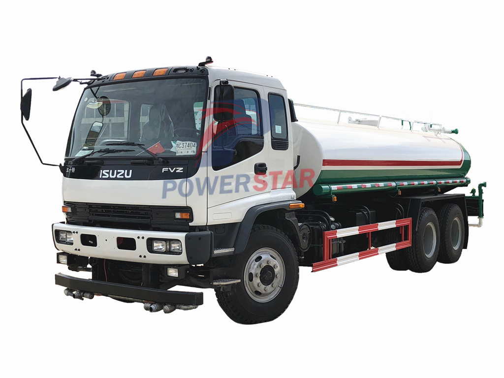 ISUZU FVZ Water transport truck hauling tanker vehicle