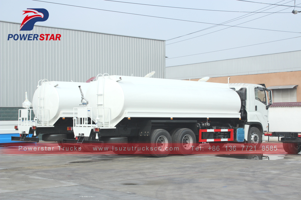 Philippines ISUZU GIGA 6*4 20,000L Water Sprinkler 20m3 Water Bowser Truck 6UZ1-TCG50 380HP