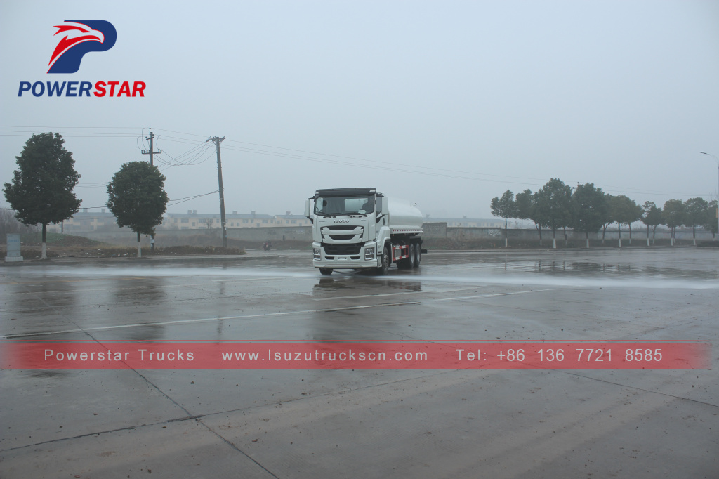 Philippines ISUZU GIGA 6*4 20,000L Water Sprinkler 20m3 Water Bowser Truck 6UZ1-TCG50 380HP