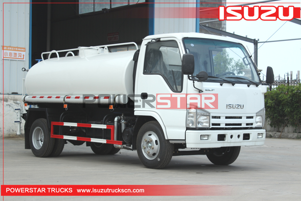 Factory Supply 4x2 ISUZU 3Tons Mobile 3,000L Drinking Water Transport Tanker Trucks