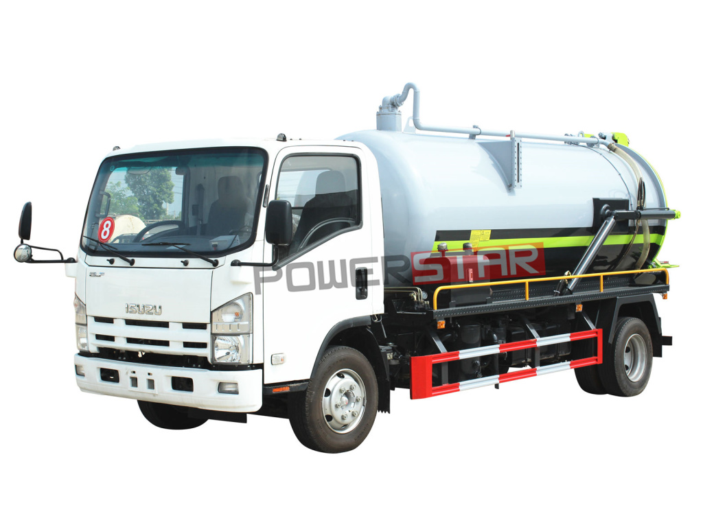 Sewage collector tank truck Isuzu NKR ELF