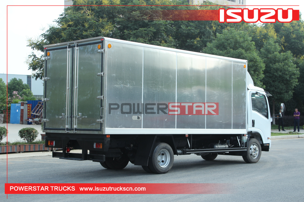 Philippines New 5tons to 10tons 190HP Isuzu 700p 4X2 Aluminum alloy Cargo Van Truck
