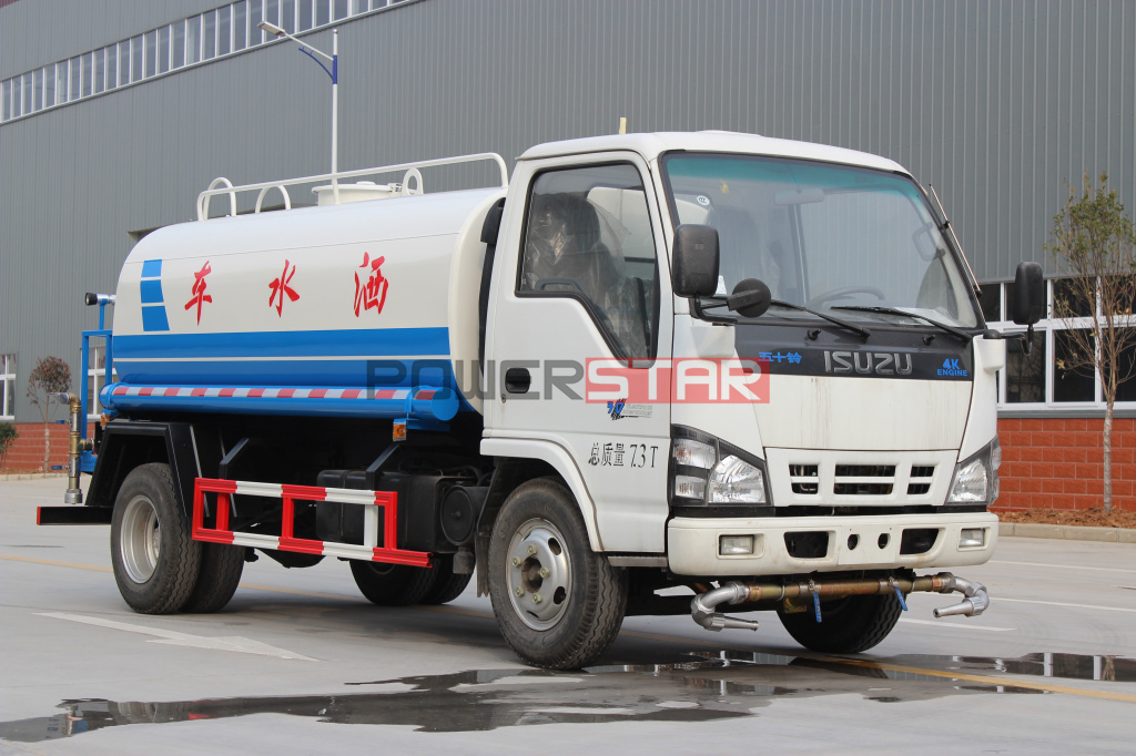 ISUZU Stainless Steel Drinking water carting tank 6 Wheeler Water Delivery Truck