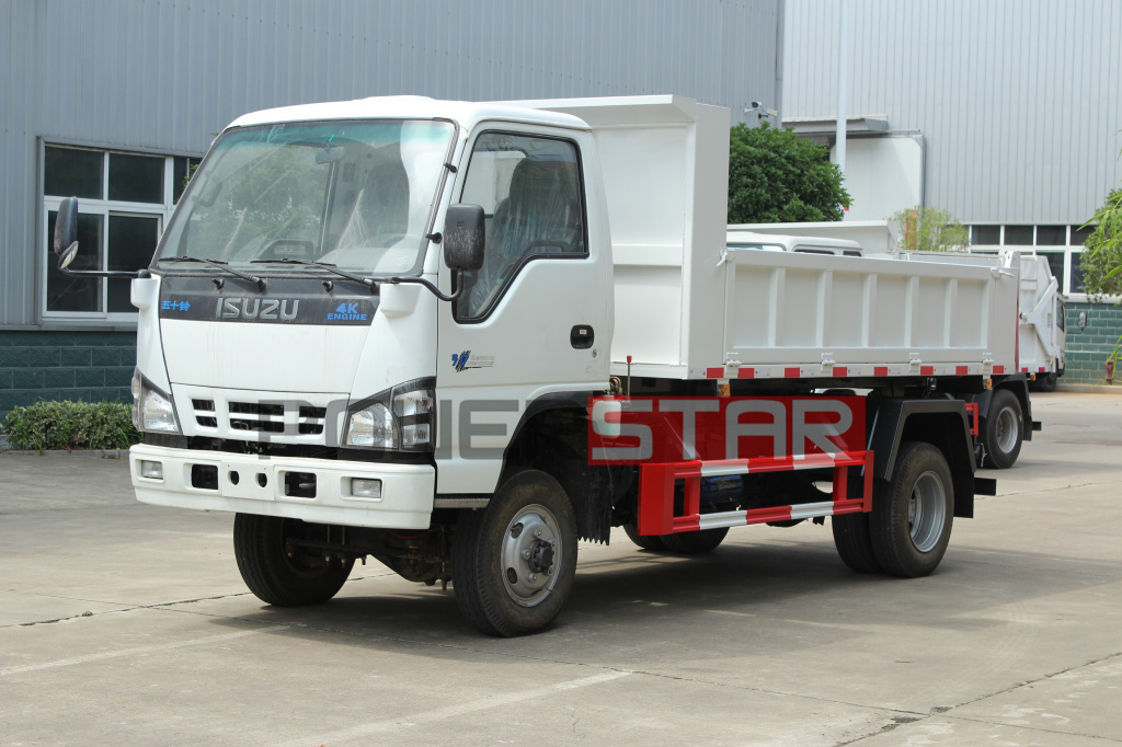 French polynesia ISUZU NKR 600P 4x2 4x4 full road MINI tipper Truck 3 tonne to 4 tonne 5 tonne