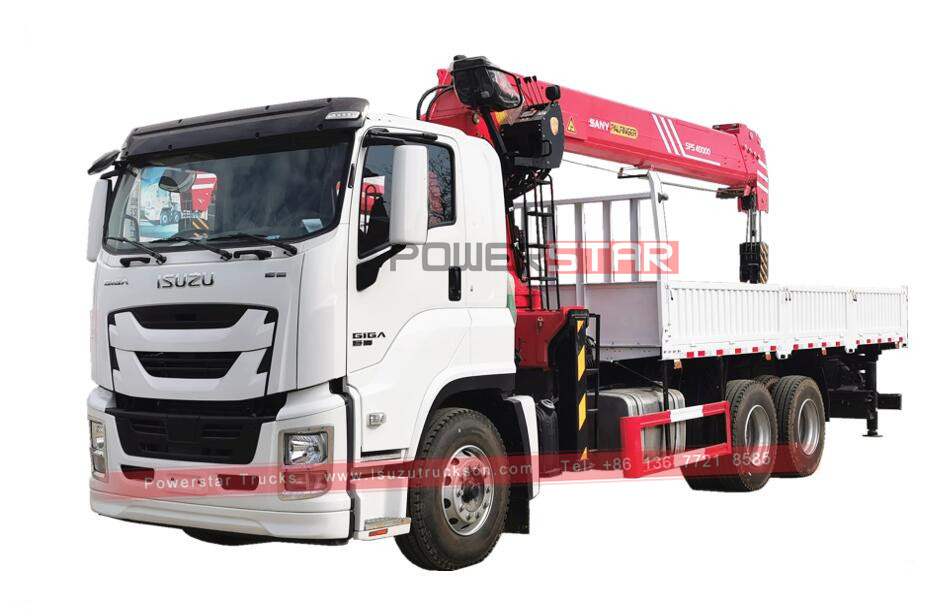 ISUZU GIGA Cargo truck mounted palfinger SPS40000 Crane