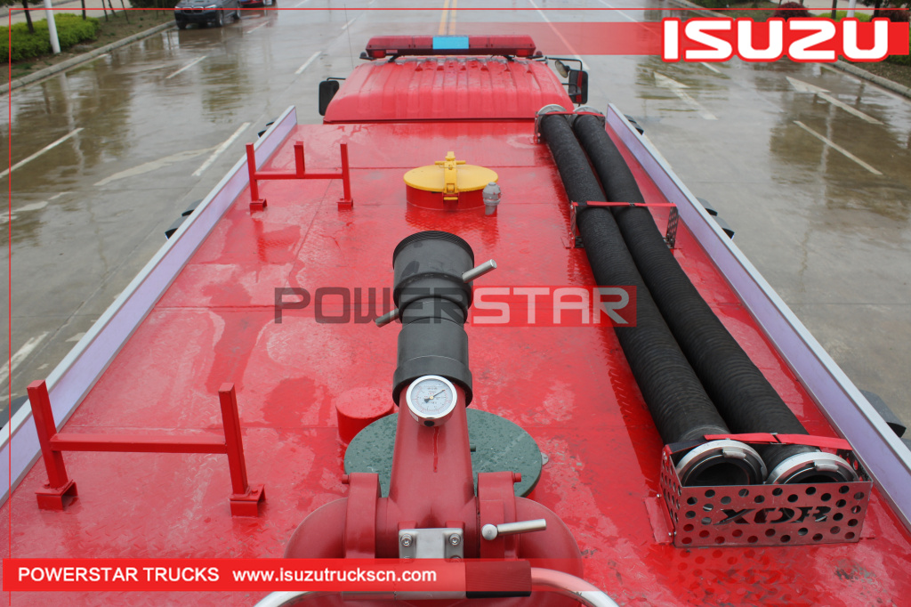 ISUZU FVZ Fire truck Manufacturer for 7000L-10000L Fire Engine Water Foam Fire Tender Truck