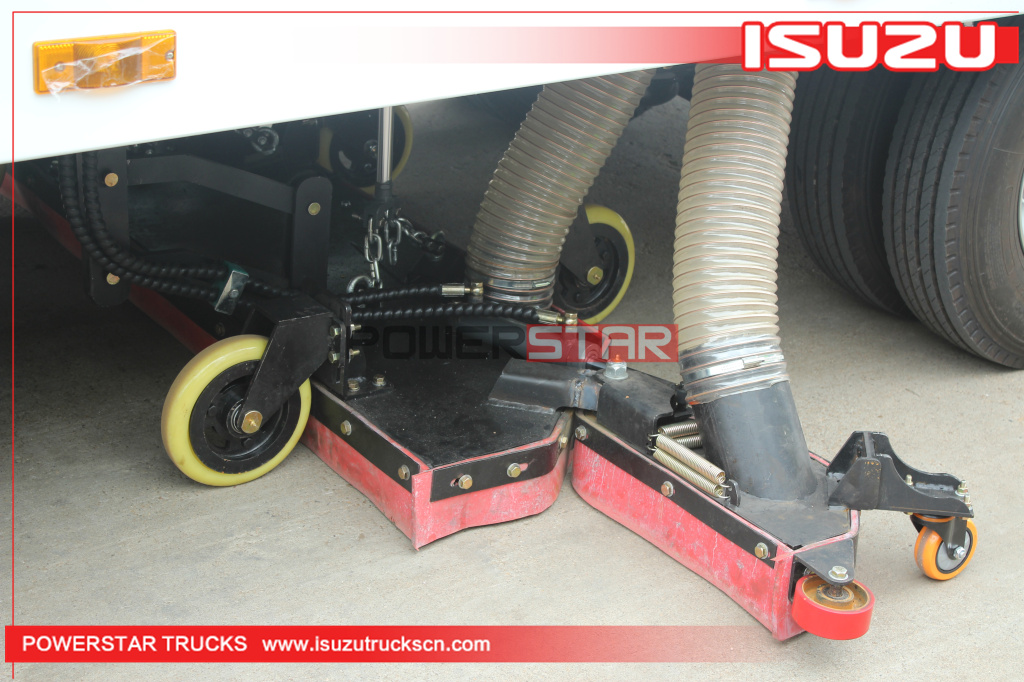 ISUZU ELF Vacuuming Sweeper Strong Suction Road Vacuum Cleaner Road Cleaning Vehicle