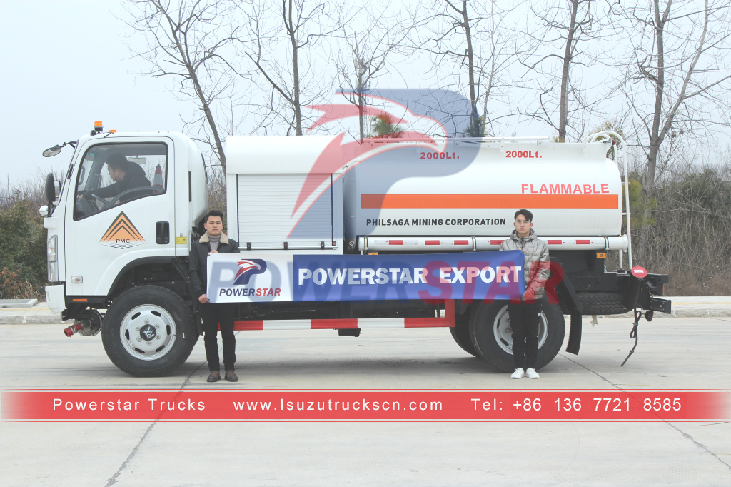 Brand new ISUZU 4X4 ALL WHEEL DRIVE Diesel Oil Transporter Capacity Fuel Tank Tanker Truck 