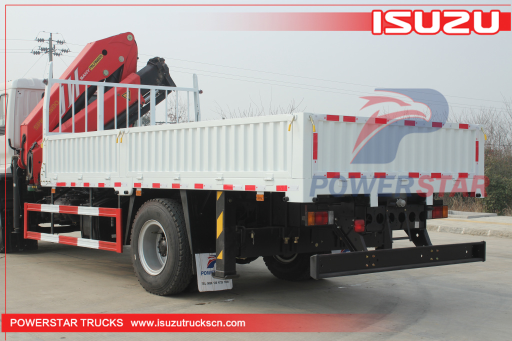 ISUZU FTR Folding arm Truck Mounted Crane SPK23500 Knuckle Boom Crane