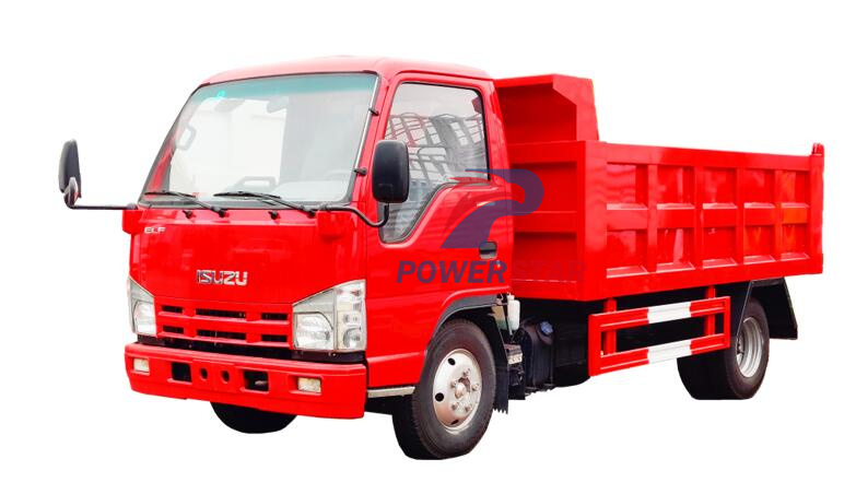 ISUZU nkr/100p/lega 4x4 off road mini dump trucks