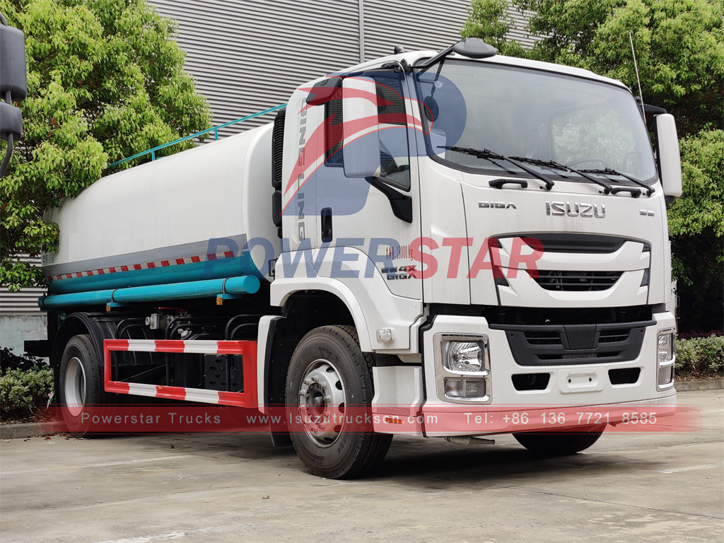 ISUZU GIGA water bowser truck export to Philippine