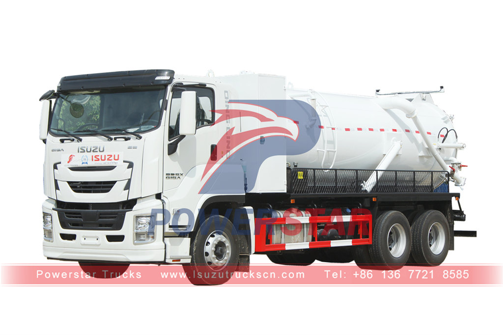 Top quality ISUZU GIGA 6&times;4 gully sucker vacuum suction truck