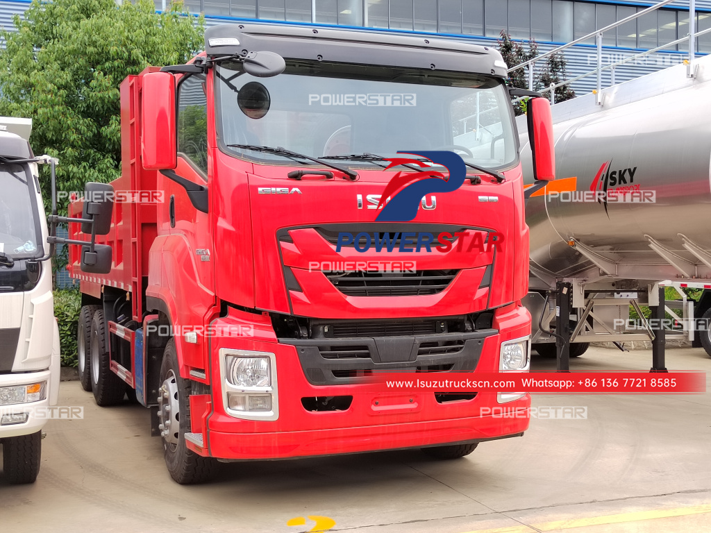 Japan Qingling GIGA VC61 10 wheel 20 30 ton dump truck tipper dumper box trucks for sale