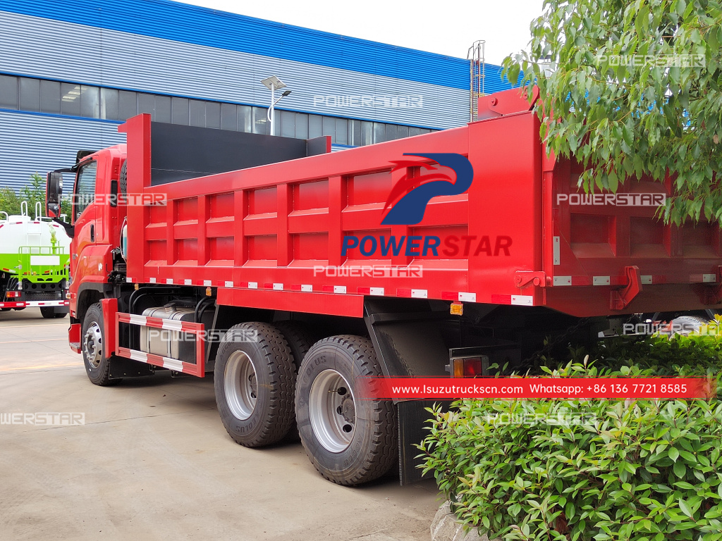 Japan Qingling GIGA VC61 10 wheel 20 30 ton dump truck tipper dumper box trucks for sale