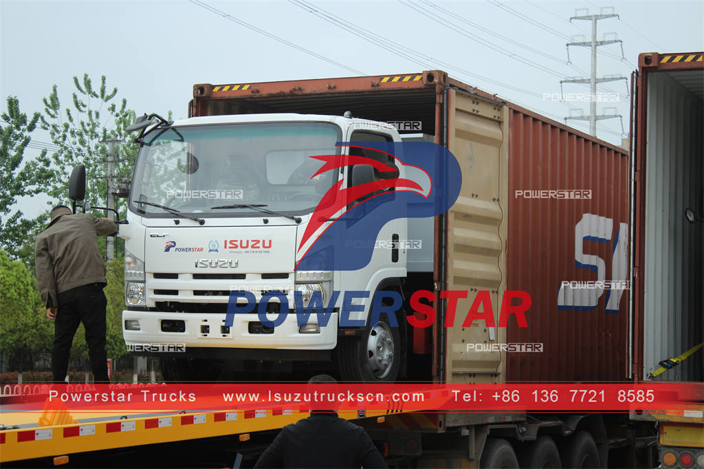 ISUZU 4×2 700P tipper lorry exported to Jamaica