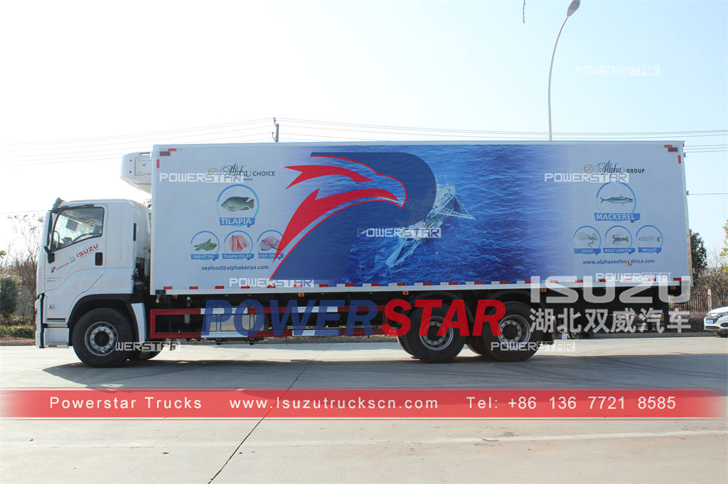 ISUZU GIGA/VC61 chiller van truck at promotional price