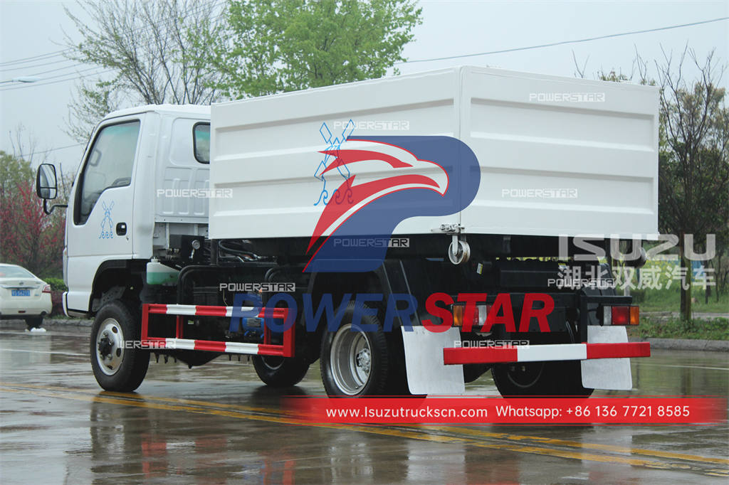ISUZU 4×4 hook loader waste collection truck for sale
