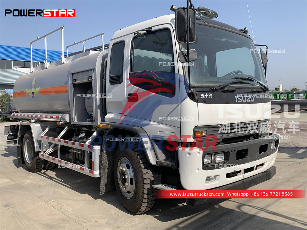 ISUZU FTR 205HP helicopter refueling truck for Cambodia